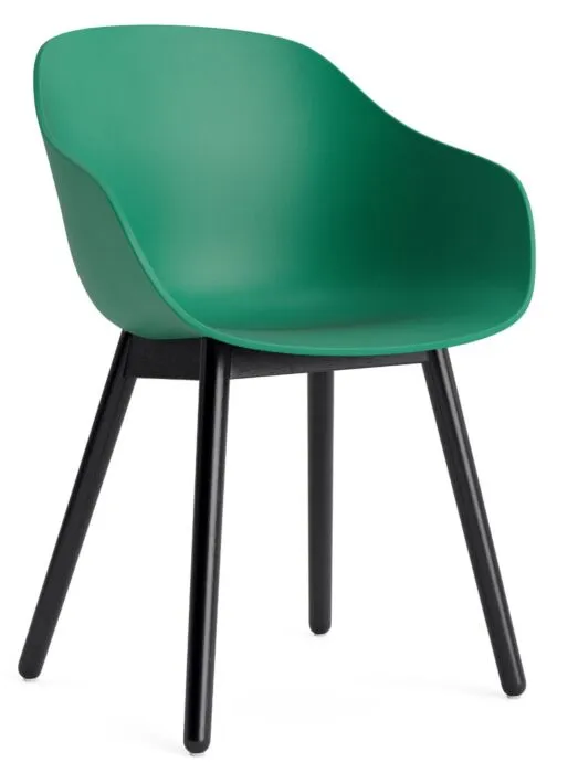 HAY AAC 212 eetkamerstoel - zwart onderstel-Teal Green Nu Kopen