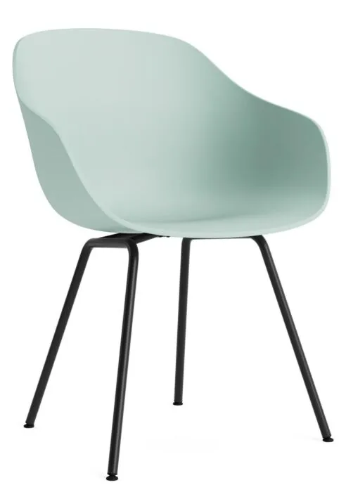 HAY AAC 226 eetkamerstoel - Zwart onderstel-Dusty Mint Must-Have