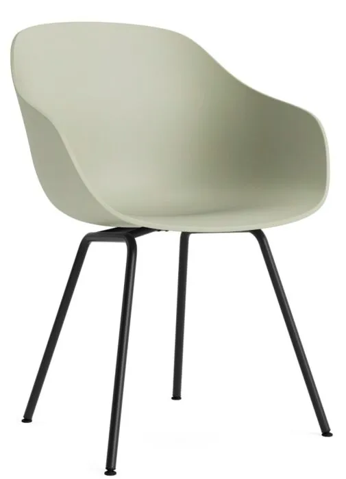 HAY AAC 226 eetkamerstoel - Zwart onderstel-Pastel green Snelle Levering