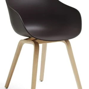 Aanbieding HAY AAC 222 eetkamerstoel - Eiken onderstel-Raisin