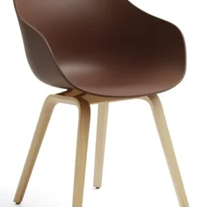 Hoge Kwaliteit HAY AAC 222 eetkamerstoel - Eiken onderstel-Soft Brick