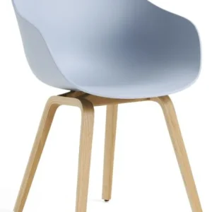 HAY AAC 222 eetkamerstoel - Eiken onderstel-Slate Blue Superprijs