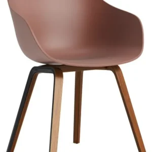 Koopje HAY AAC 222 eetkamerstoel - Walnoot onderstel-Soft Brick