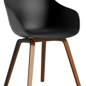Must-Have HAY AAC 222 eetkamerstoel - Walnoot onderstel-Black