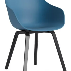 HAY AAC 222 eetkamerstoel - Zwart onderstel-Azure blue Bestseller