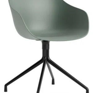 Exclusieve Aanbieding HAY AAC 220 stoel - zwart onderstel-Fall Green