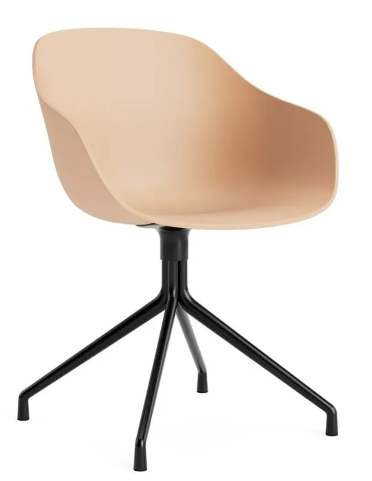 HAY AAC 220 stoel - zwart onderstel-Pale Peach Lage Kosten