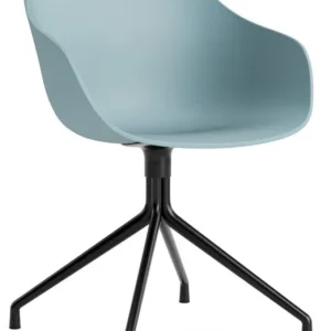 Fabrieksprijs HAY AAC 220 stoel - zwart onderstel-Dusty blue