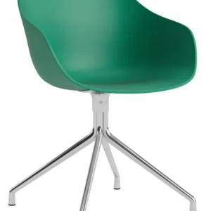 HAY AAC 220 stoel - chrome onderstel-Teal Green Korting