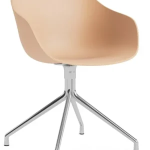 Lage Prijs HAY AAC 220 stoel - chrome onderstel-Pale Peach