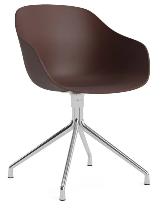 HAY AAC 220 stoel - chrome onderstel-Raisin Meest Verkocht