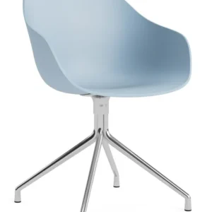Korting HAY AAC 220 stoel - chrome onderstel-Slate Blue