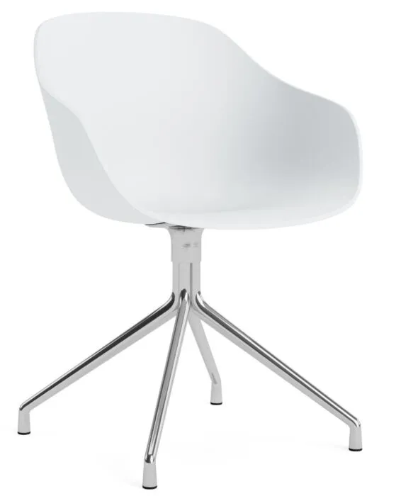 HAY AAC 220 stoel - chrome onderstel-White Korting