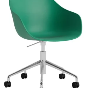 HAY AAC 252 bureaustoel-Chrome onderstel-Teal Green Gratis Retour