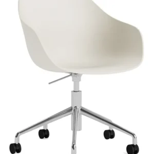 Must-Have HAY AAC 252 bureaustoel-Chrome onderstel-Melange Cream