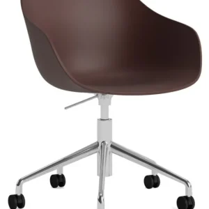 Hete Deal HAY AAC 252 bureaustoel-Chrome onderstel-Raisin