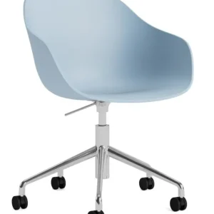 HAY AAC 252 bureaustoel-Chrome onderstel-Slate Blue Must-Have
