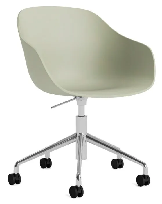 HAY AAC 252 bureaustoel-Chrome onderstel-Pastel green Beste Prijs