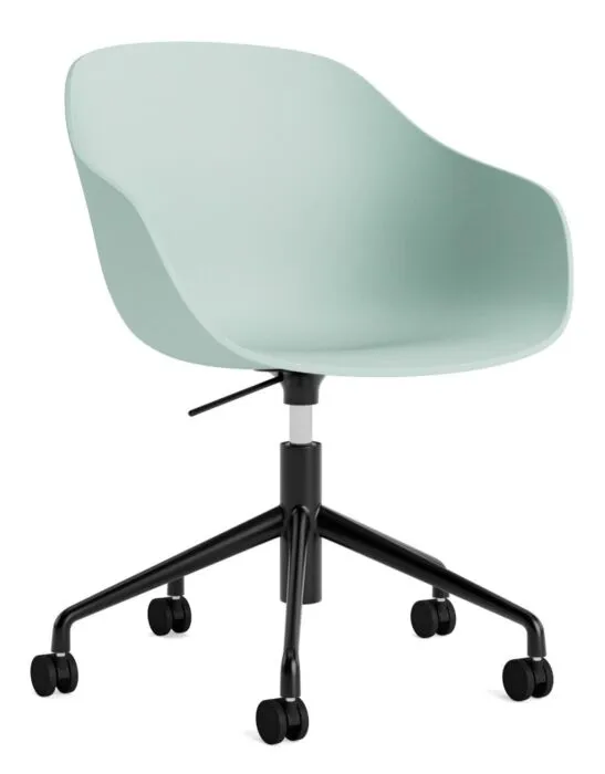 HAY AAC 252 bureaustoel-Zwart onderstel-Dusty Mint Korting