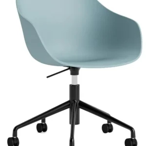 HAY AAC 252 bureaustoel-Zwart onderstel-Dusty blue Hete Deal
