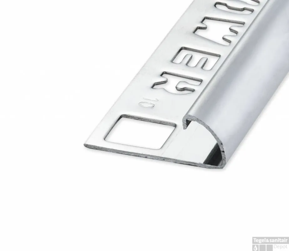 Ox Tegelprofiel Rondex Rond Open Glanzend Zilver 8 mm Gratis Retour