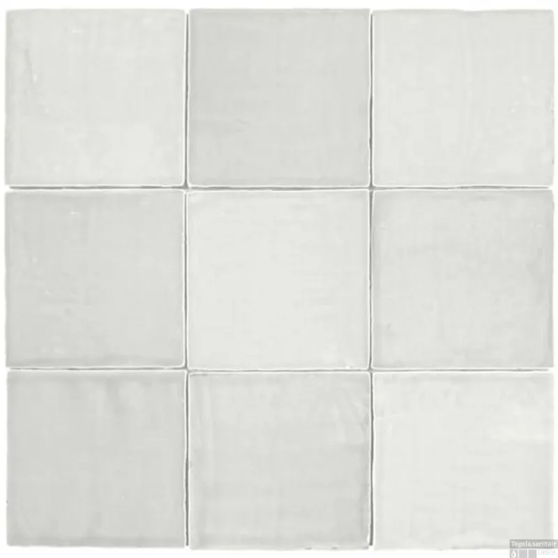 Wandtegel Roca St Tropez 13x13cm Blanco Wit Glans (doosinhoud 0.5m2) Hoge Kwaliteit