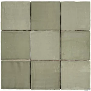 Betrouwbaar Wandtegel Roca St Tropez 13x13cm Verde Groen Glans (doosinhoud 0.5m2)