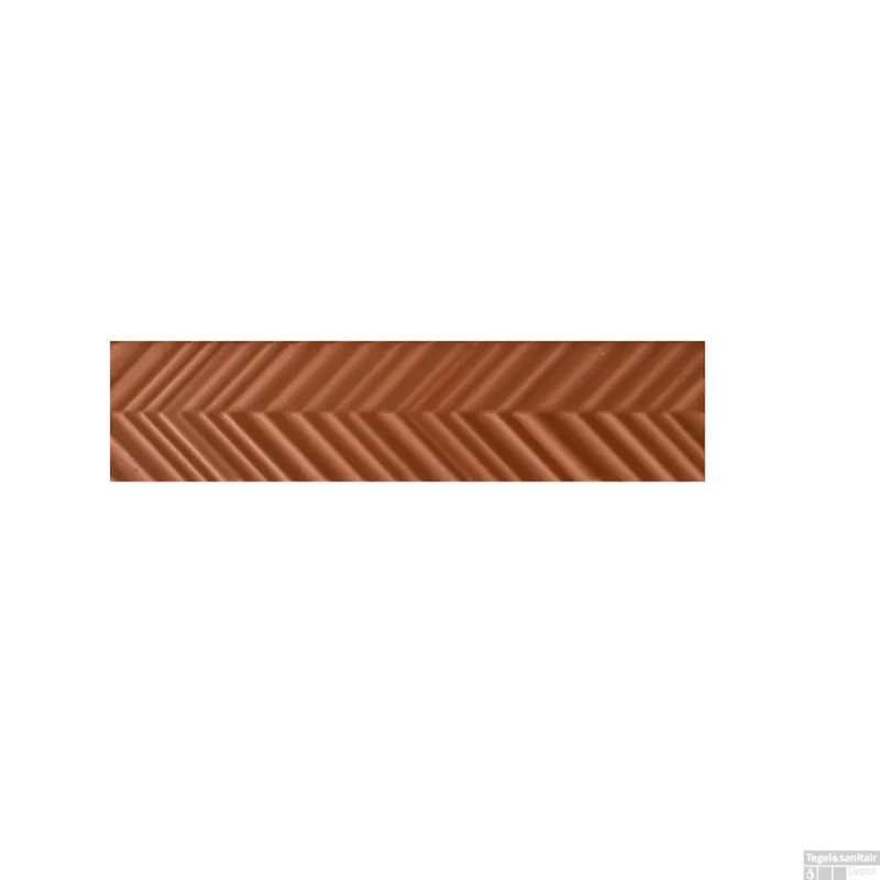Beste Prijs Wandtegel JOS. Dust 5X20 cm 9mm Terrae Mat Chevron (Doosinhoud 0.44 m2)
