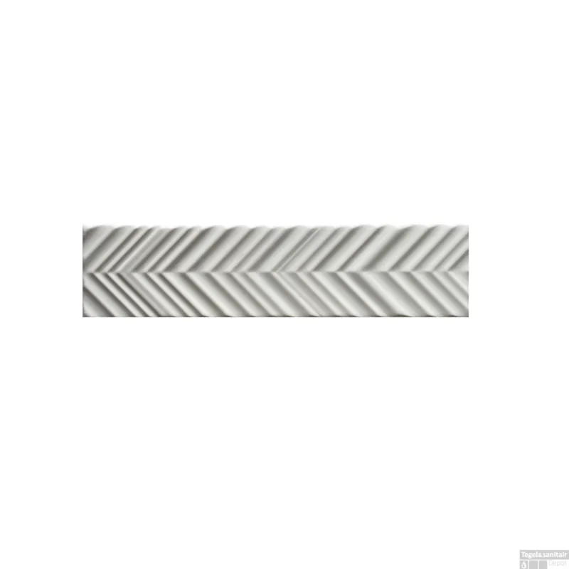 Wandtegel Decor JOS. Dust 5X20 cm Ice 9mm Mat Chevron (Doosinhoud 0.44m2) Favoriet