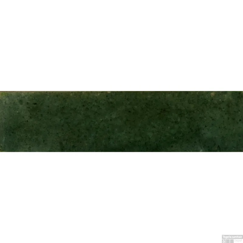 Wandtegel Ragno Look Oliva 6x24 cm Glans Donker Groen (doosinhoud 0.52 m2) Snelle Levering