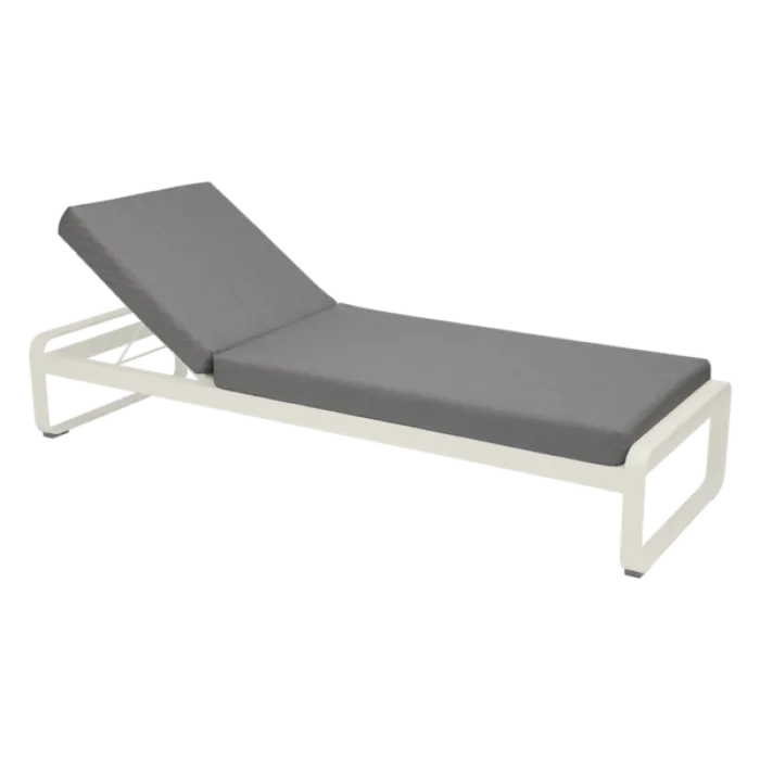 Flitsaanbieding Fermob Bellevie ligbed met flannel grey zitkussen-Clay Grey