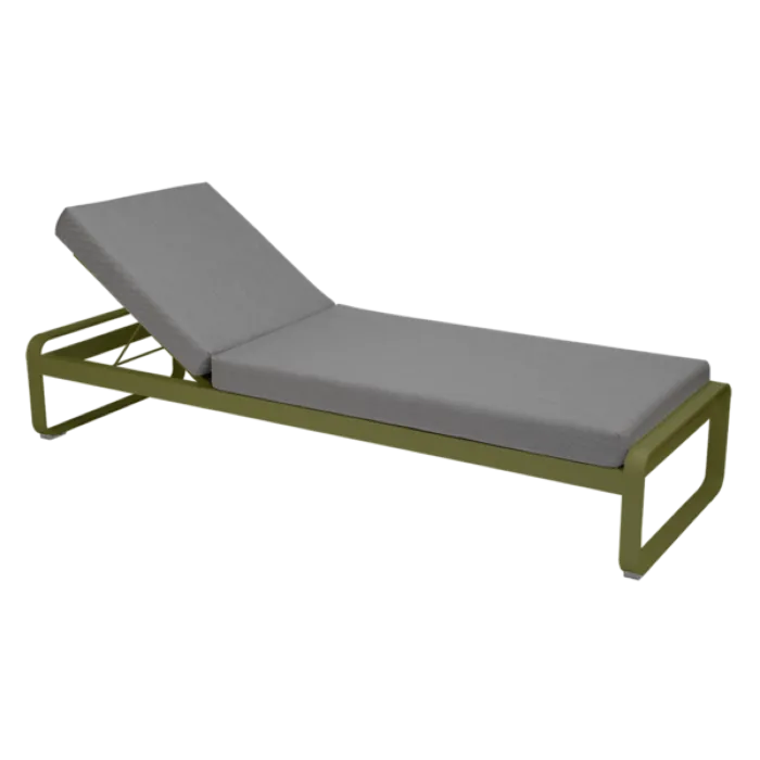 Fermob Bellevie ligbed met flannel grey zitkussen-Pesto Direct Beschikbaar