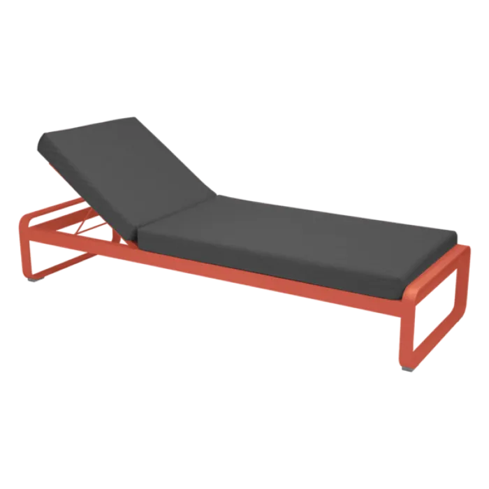 Superprijs Fermob Bellevie ligbed met graphite grey zitkussen-Capucine