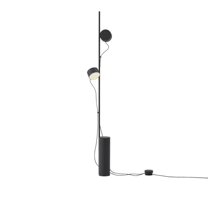 Hoge Kwaliteit muuto Post vloerlamp-Black