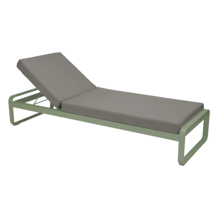 Rechtstreeks Van De Fabrikant Fermob Bellevie ligbed met grey taupe zitkussen-Cactus