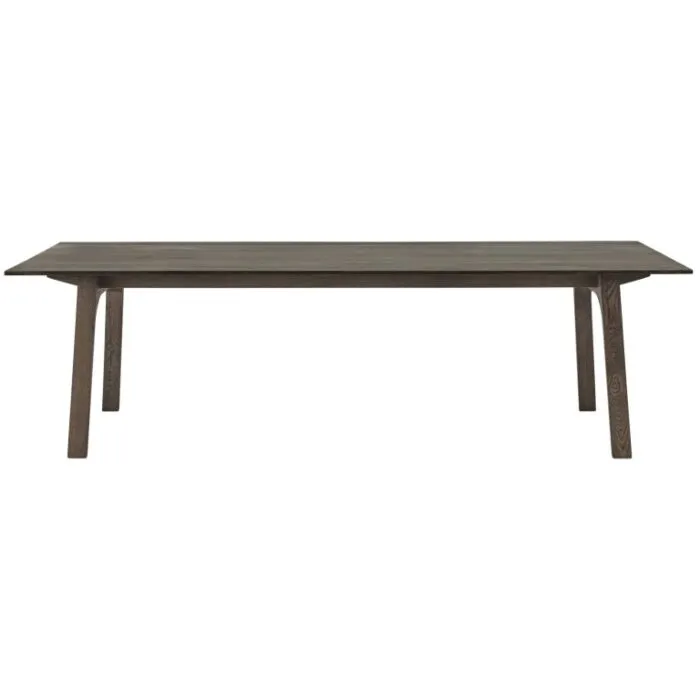muuto Earnest eettafel uitschuifbaar-260x100 cm-Eiken donkere olie Hoge Kwaliteit