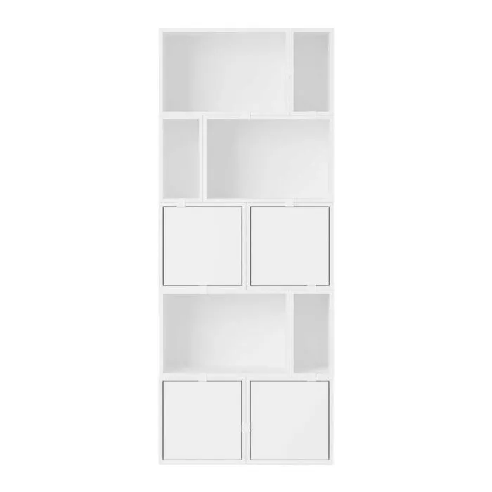 muuto Stacked boekenkast configuratie 8-Wit Exclusieve Aanbieding