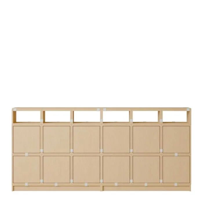 muuto Stacked dressoir configuratie 1-Eiken Voordeelprijs