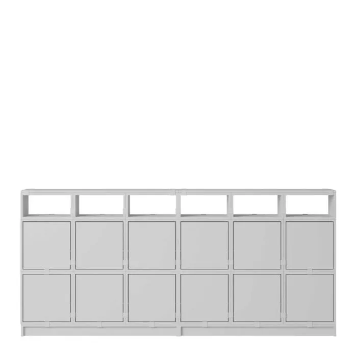 Actieprijs muuto Stacked dressoir configuratie 1-Grijs