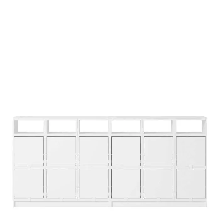 Veilige Betaling muuto Stacked dressoir configuratie 1-Wit