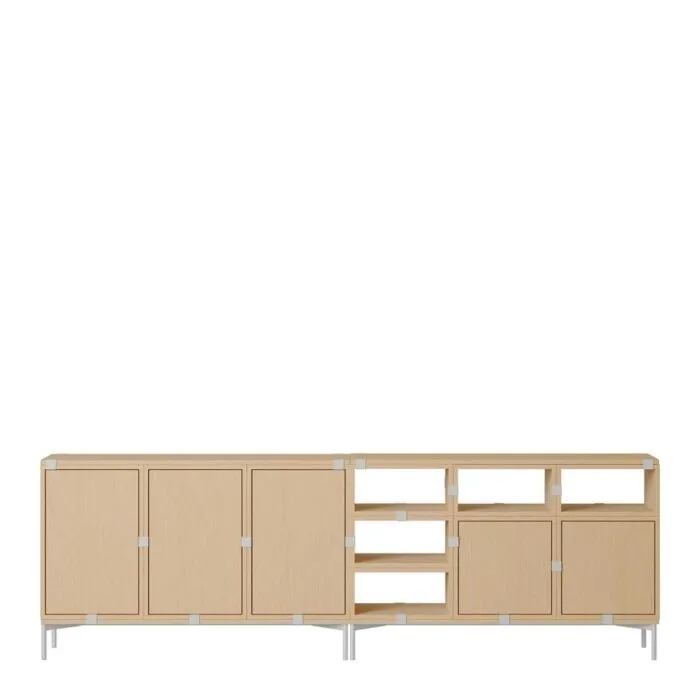 Populair muuto Stacked dressoir configuratie 2-Eiken