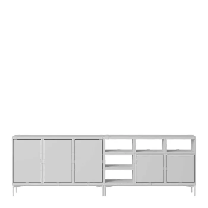 muuto Stacked dressoir configuratie 2-Grijs Gereduceerde Prijs