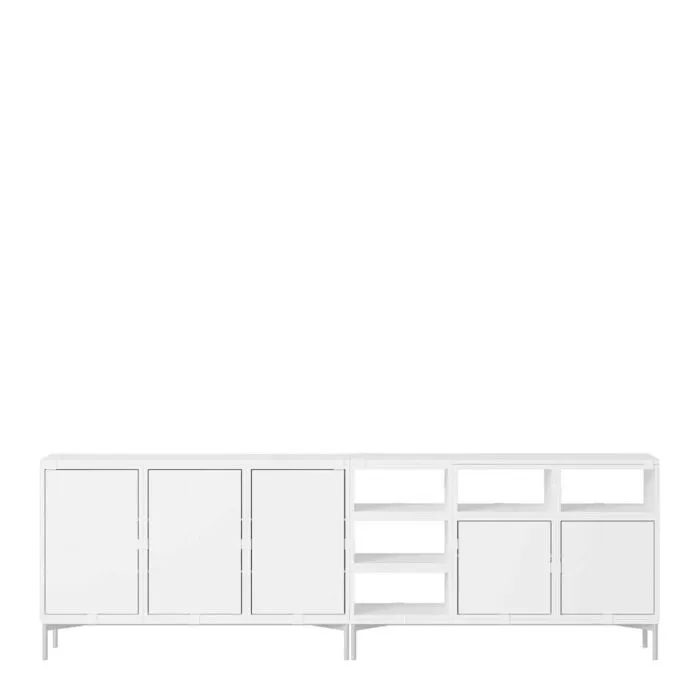Merkproduct muuto Stacked dressoir configuratie 2-Wit