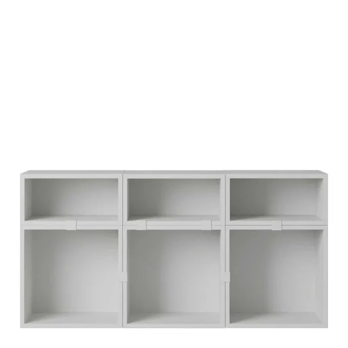 Lage Kosten muuto Stacked dressoir configuratie 5-Grijs