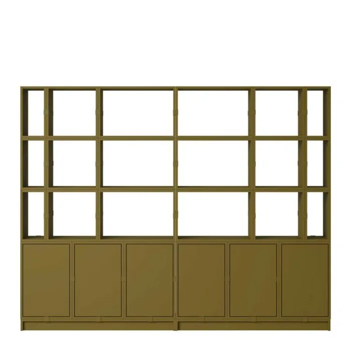 Actieprijs muuto Stacked office configuratie 2-Bruin groen
