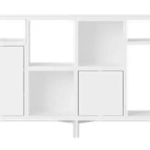 Uitverkoop muuto Stacked office configuratie 3-Wit
