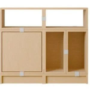 muuto Stacked office configuratie 5-Eiken Alleen Vandaag