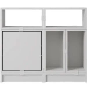 Dagaanbieding muuto Stacked office configuratie 5-Grijs