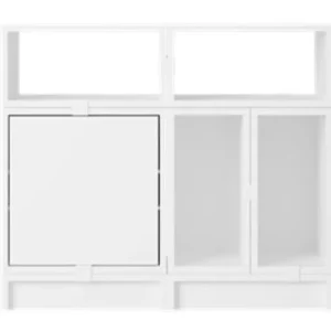 muuto Stacked office configuratie 5-Wit Beste Prijs