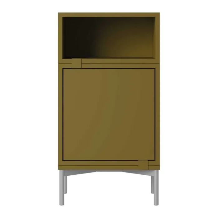 muuto Stacked nachtkastje configuratie 2-Bruin groen Shop Nu